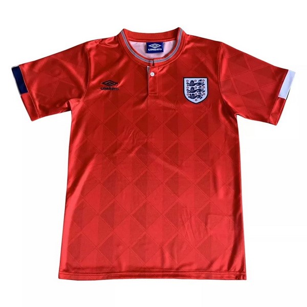 Tailandia Camiseta Inglaterra 2ª Kit Retro 1989 Rojo
